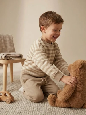 Sinsay - Komplet: bluza i spodnie - beżowy