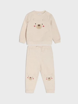 Sinsay - Komplet: bluza i spodnie - błękitny