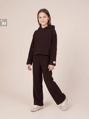 Sinsay - Komplet: bluza i spodnie - brązowy