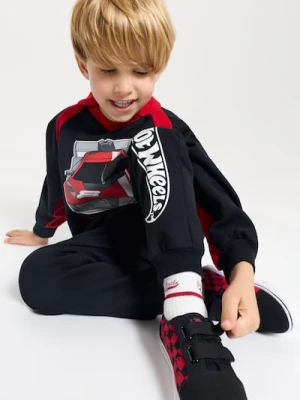 Sinsay - Komplet: bluza i spodnie Hot Wheels - czarny