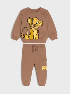 Sinsay - Komplet: bluza i spodnie Lion King - brązowy