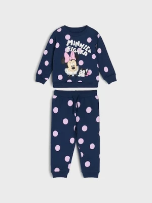Sinsay - Komplet: bluza i spodnie Minnie and Figaro - granatowy