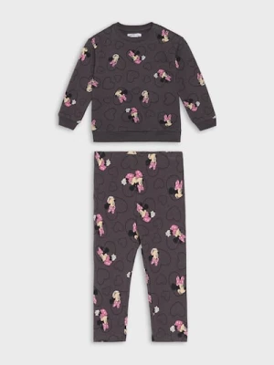 Sinsay - Komplet: bluza i spodnie Minnie Mouse - szary
