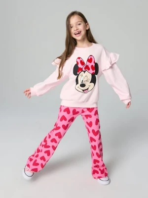 Sinsay - Komplet: bluza i spodnie Minnie Mouse - wielobarwny