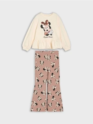 Sinsay - Komplet: bluza i spodnie Minnie - wielobarwny
