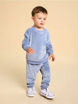 Sinsay - Komplet: bluza i spodnie - niebieski