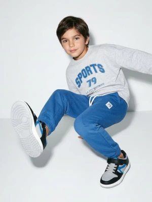 Sinsay - Komplet: bluza i spodnie - niebieski