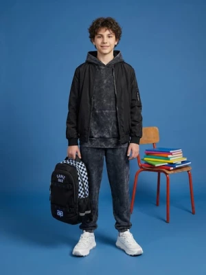 Sinsay - Komplet: bluza i spodnie optic wash - czarny