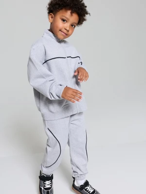 Sinsay - Komplet: bluza i spodnie oversize Active - szary