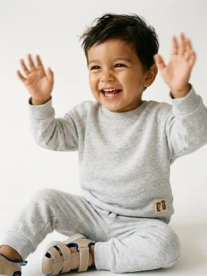 Sinsay - Komplet: bluza i spodnie - szary