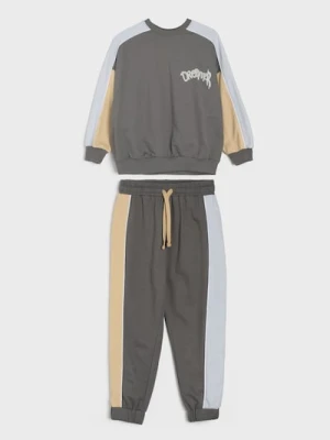 Sinsay - Komplet: bluza i spodnie - wielobarwny