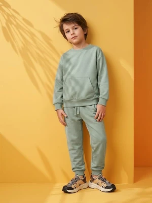 Sinsay - Komplet: bluza i spodnie - zielony