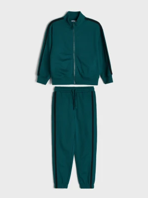 Sinsay - Komplet: bluza i spodnie - zielony