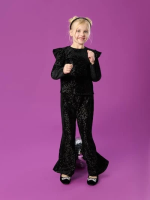 Sinsay - Komplet: bluzka i spodnie - czarny