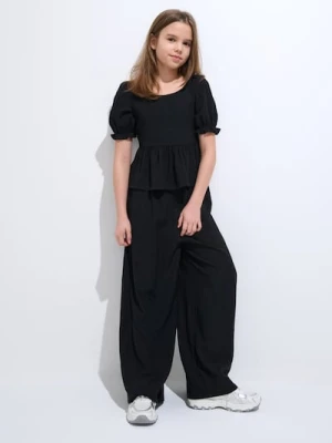 Sinsay - Komplet: bluzka i spodnie - czarny