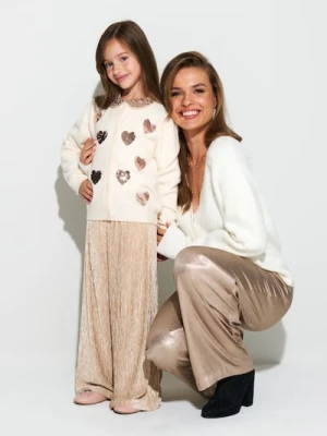 Sinsay - Komplet: bluzka i spodnie - złoty