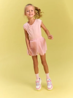 Sinsay - Komplet: body i spódnica - różowy