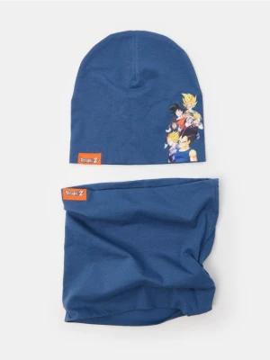 Sinsay - Komplet: czapka i komin Dragonball - granatowy