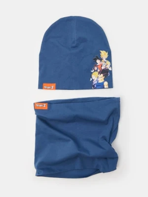 Sinsay - Komplet: czapka i komin Dragonball - granatowy