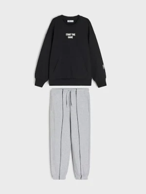 Sinsay - Komplet dresowy - czarny