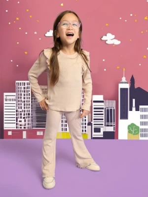 Sinsay - Komplet dzianinowy - beżowy