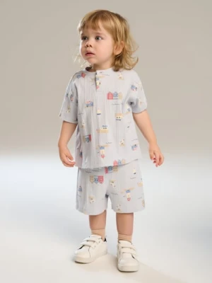 Sinsay - Komplet dzianinowy - błękitny