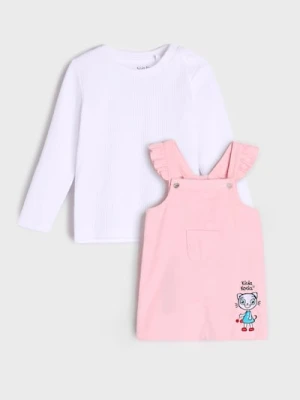 Sinsay - Komplet dzianinowy Kicia Kocia - różowy