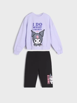 Sinsay - Komplet dzianinowy Kuromi - fioletowy