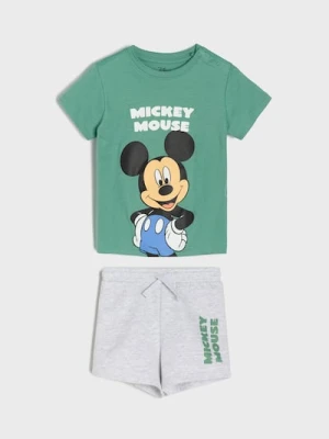 Sinsay - Komplet dzianinowy Mickey Mouse - green spruce