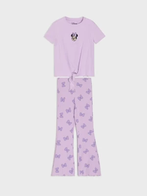 Sinsay - Komplet dzianinowy Minnie Mouse - fioletowy