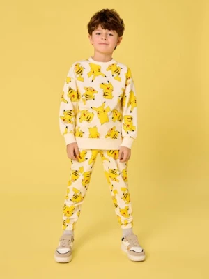 Sinsay - Komplet dzianinowy Pokémon - kremowy