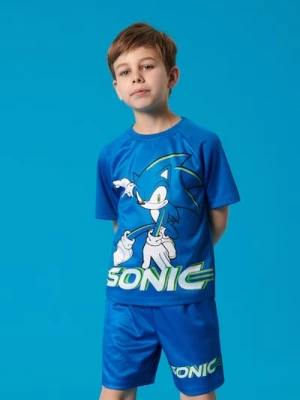 Sinsay - Komplet dzianinowy Sonic The Hedgehog - niebieski