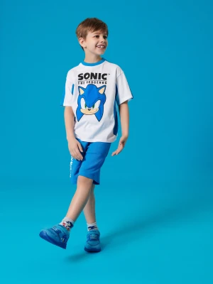 Sinsay - Komplet dzianinowy Sonic The Hedgehog - niebieski