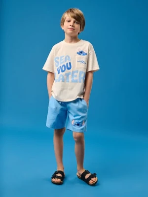 Sinsay - Komplet dzianinowy Stitch - niebieski