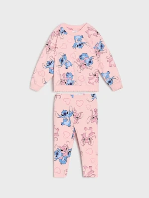 Sinsay - Komplet dzianinowy Stitch - różowy