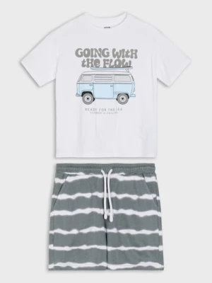 Sinsay - Komplet dzianinowy - szary