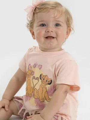 Sinsay - Komplet dzianinowy The Lion King - różowy