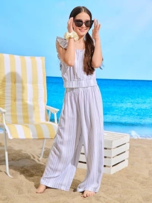 Sinsay - Komplet dzianinowy z domieszką lnu - wielobarwny