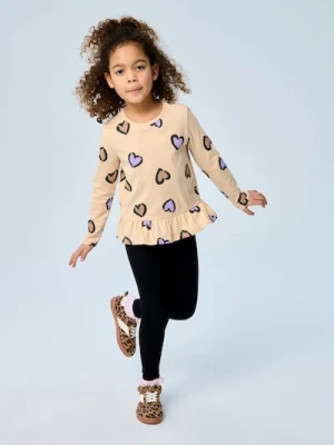 Sinsay - Komplet: koszulka i legginsy - wielobarwny