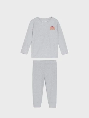 Sinsay - Komplet: koszulka i spodnie - szary