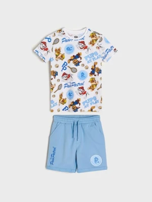 Sinsay - Komplet: koszulka i szorty PAW Patrol - wielobarwny