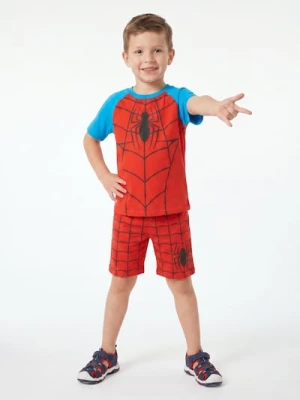 Sinsay - Komplet: koszulka i szorty Spider-Man - czerwony