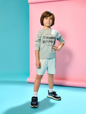 Sinsay - Komplet plażowy z koszulką UPF 40+ Active - szary