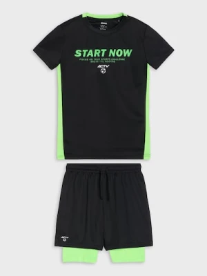 Sinsay - Komplet sportowy Active - czarny