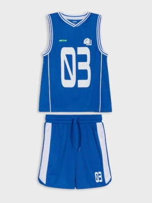 Sinsay - Komplet sportowy Active - niebieski