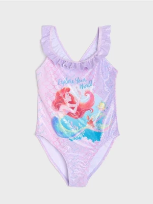 Sinsay - Kostium kąpielowy Disney Princess - fioletowy