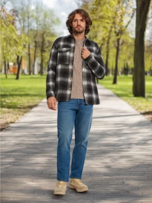 Sinsay - Koszula comfort fit - czarny