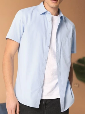 Sinsay - Koszula fit - błękitny