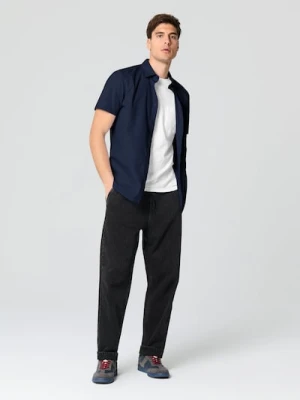 Sinsay - Koszula fit - granatowy