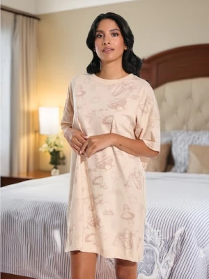 Sinsay - Koszula nocna Disney - kremowy